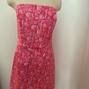 NWT Vineyard Vines SZ 16 strapless pink sundress